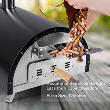 Load image into Gallery viewer, Portable Outdoor Wood Pellet Burning Pizza Maker Ovens, One Free Carry Cover and Pizza Stone

